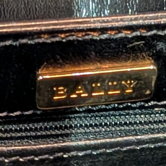 Bally Black Italian Leather Crossbody Bag - Picture 9 of 9